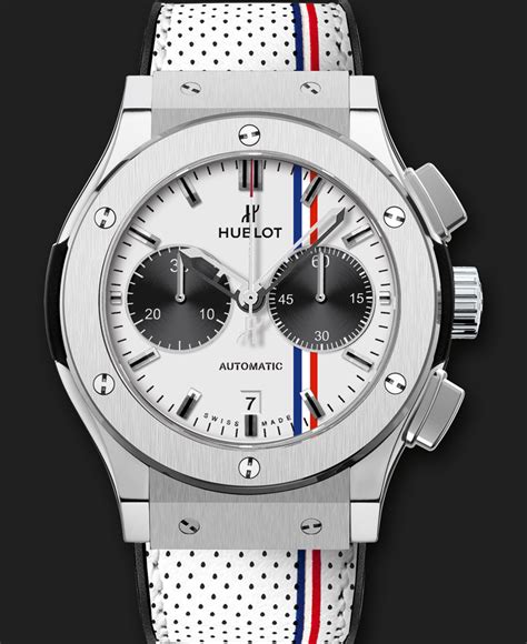 hublot classic fusion chronograph blue red stripe|hublot classic fusion special edition.